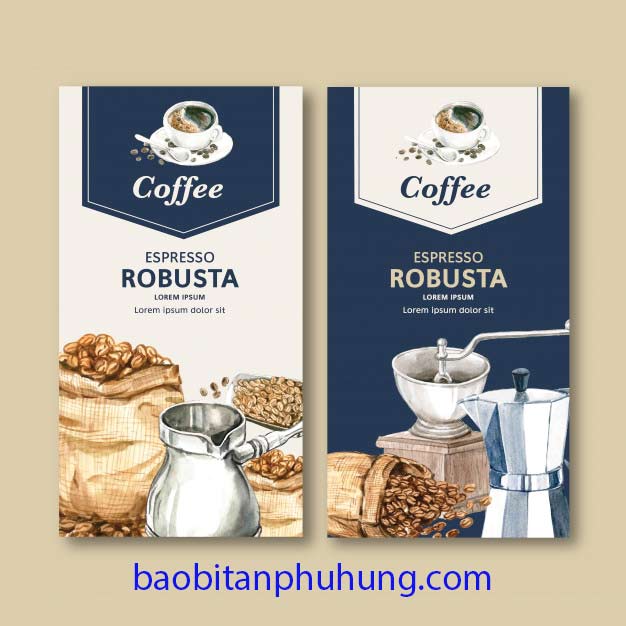 bao bì cà phê đẹp